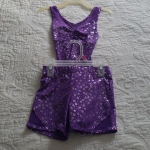 Gymnastics leotard set